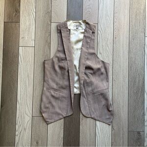 Guess Tan Vest with Cream Lining